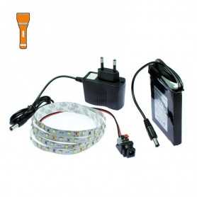 Light Painting battery kit with 1m orange LED tape. Filaments effect