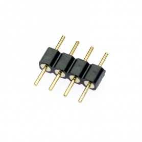 Conector macho-macho para cinta de leds multicolor