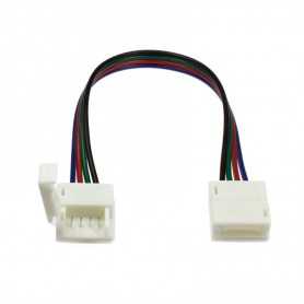 Conector rápido flexible 2 cintas LED multicolor