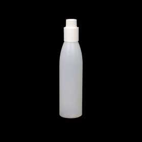 Opaque bottle with white filter. Smoke and steam Light Painting effects