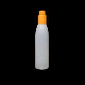 Botella opaca con filtro naranja. Efectos de humo y vapor Light Painting