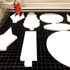 22cm Custom Light Painting Plexiglass Blade